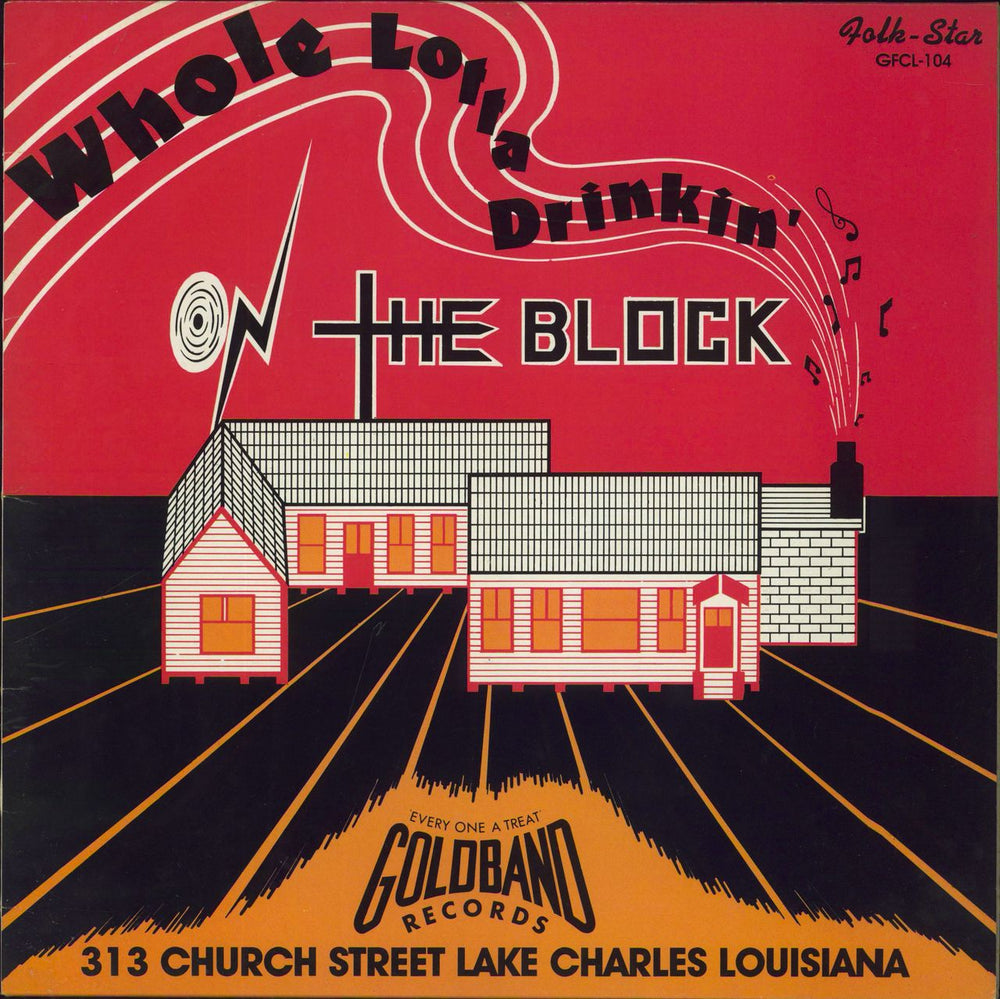 Various-Blues & Gospel Whole Lotta Drinkin' On The Block UK vinyl LP album (LP record) GFCL-104