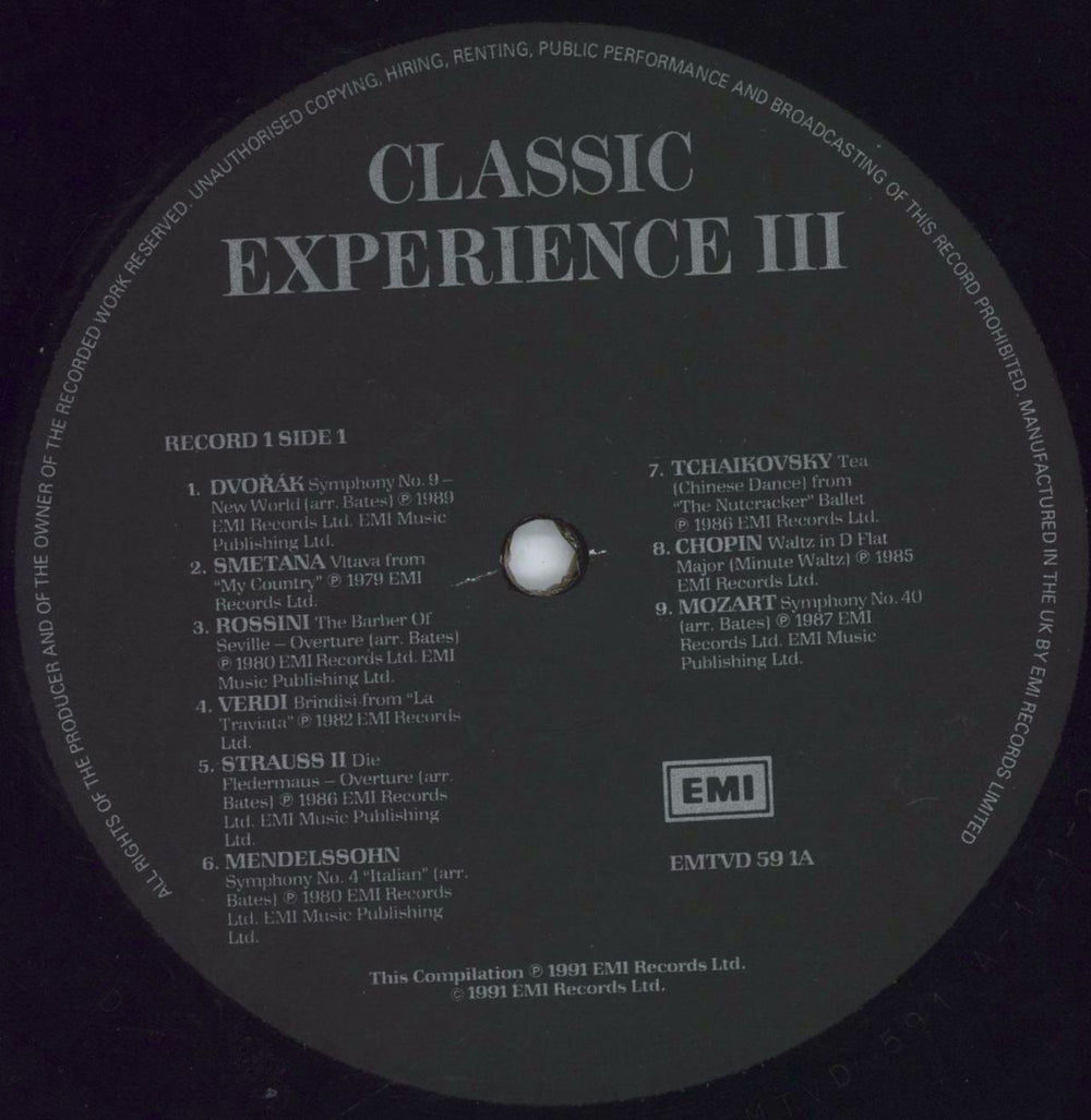 Various-Classical & Orchestral Classic Experience III UK 2-LP vinyl record set (Double LP Album) VAF2LCL818749