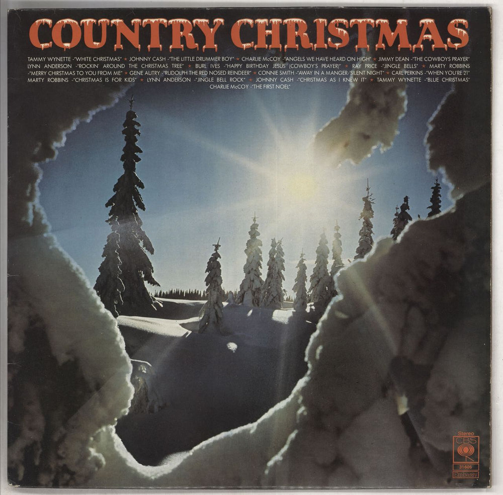 Various-Country Country Christmas UK vinyl LP album (LP record) 31605