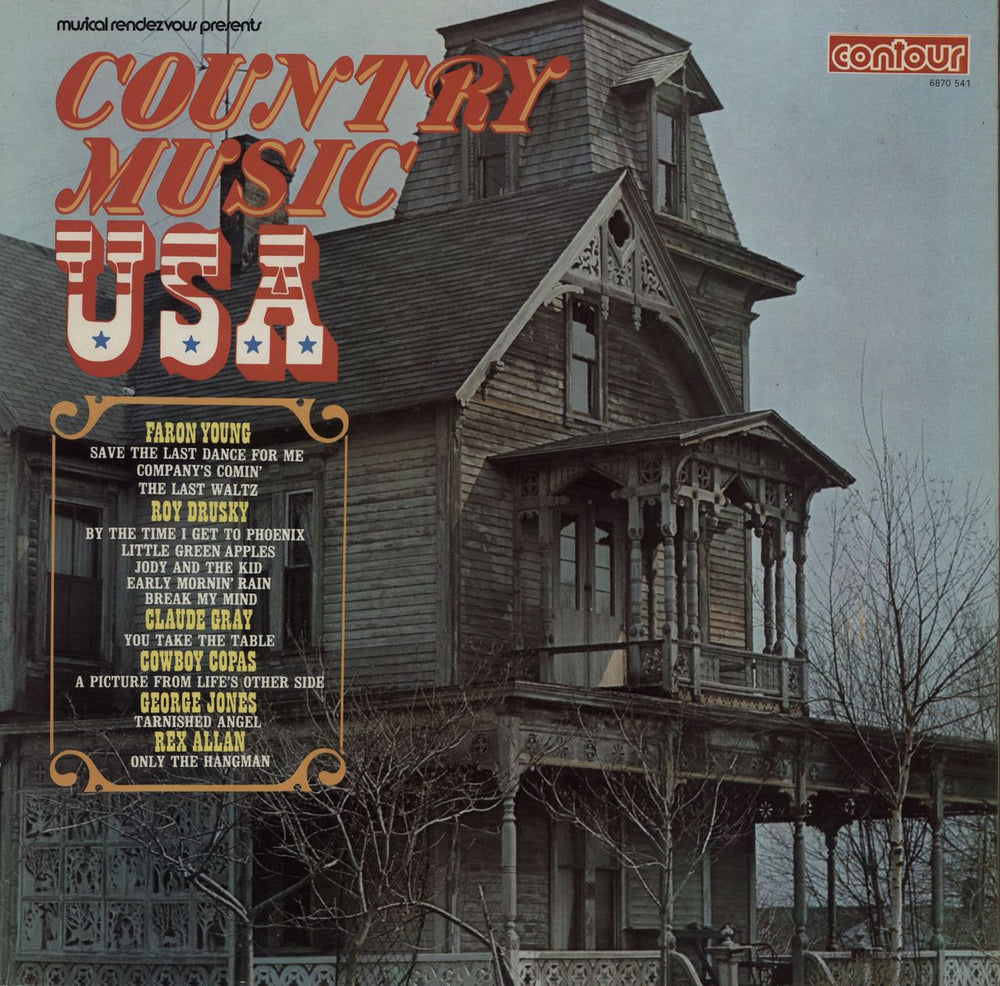 Various-Country Country Music USA UK vinyl LP album (LP record) 6870-541