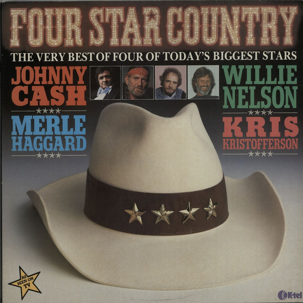 Various-Country Four Star Country UK 2-LP vinyl record set (Double LP Album) NE1278