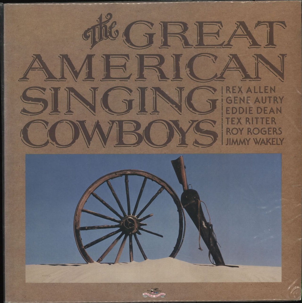 Various-Country The Great American Singing Cowboys US vinyl LP album (LP record) IRDA LPN-R-6016