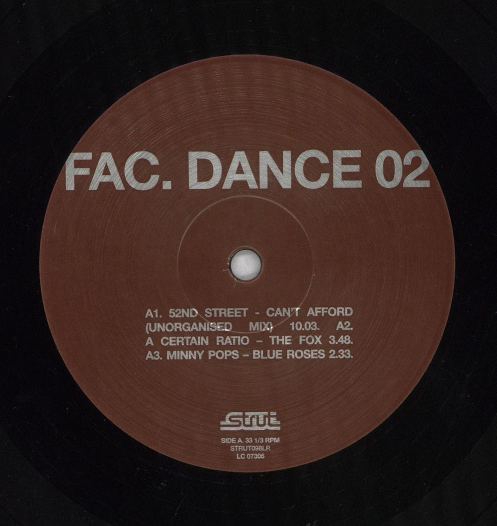 Various-Dance Fac. Dance 02, 12" Mixes & Rarities 1980-1987 - Shrink UK 2-LP vinyl record set (Double LP Album) 730003309816