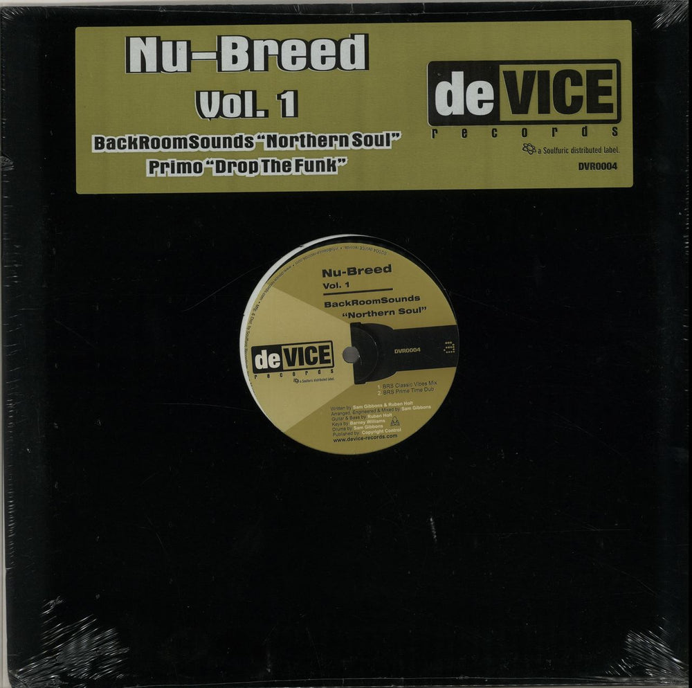 Various-Dance Nu-Breed Vol.1 US 12" vinyl single (12 inch record / Maxi-single) DVR0004