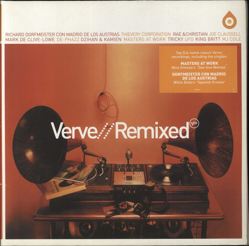 Various-Dance Verve Remixed UK 3-LP vinyl record set (Triple LP Album) 589606-1