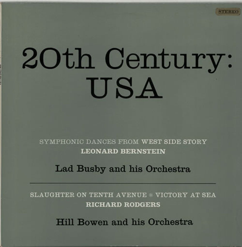 Various-Film, Radio, Theatre & TV 20th Century USA UK vinyl LP album (LP record) RDS6052