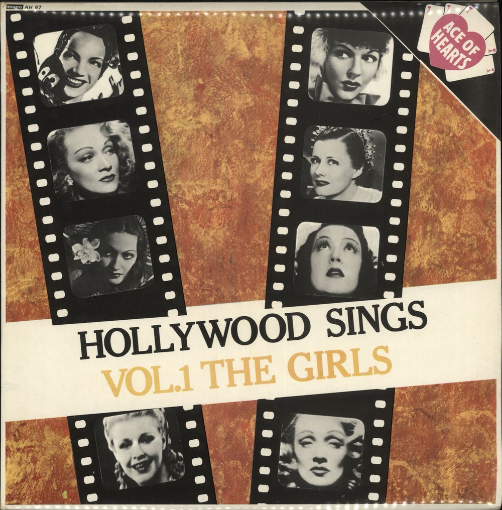 Various-Film, Radio, Theatre & TV Hollywood Sings Volumes 1 - 3 UK 3-LP vinyl record set (Triple LP Album) AH67/8/9