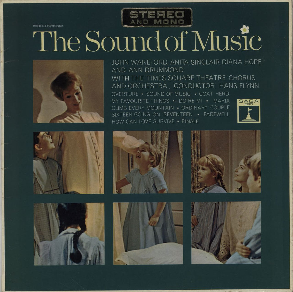 Various-Film, Radio, Theatre & TV The Sound Of Music UK vinyl LP album (LP record) EROS8105