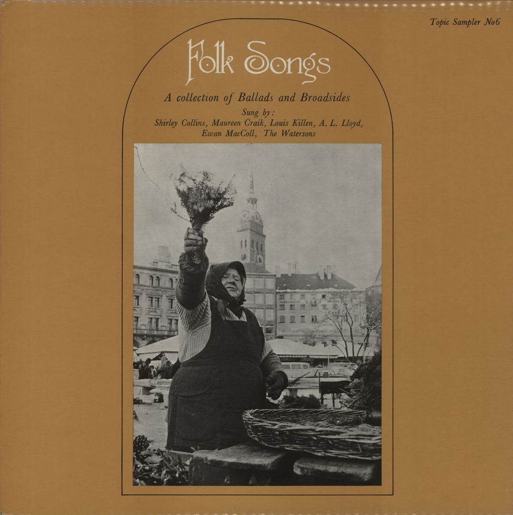 Various-Folk Folk Songs - A Collection Of Ballads And Broadsides UK vinyl LP album (LP record) TPS201