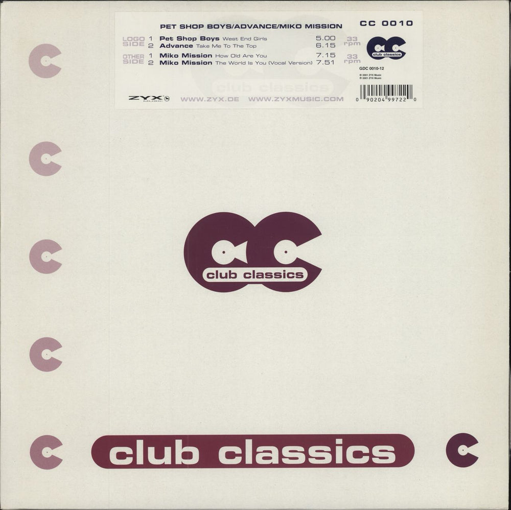 Various-Indie Club Classics German 12" vinyl single (12 inch record / Maxi-single) GDC0010-12