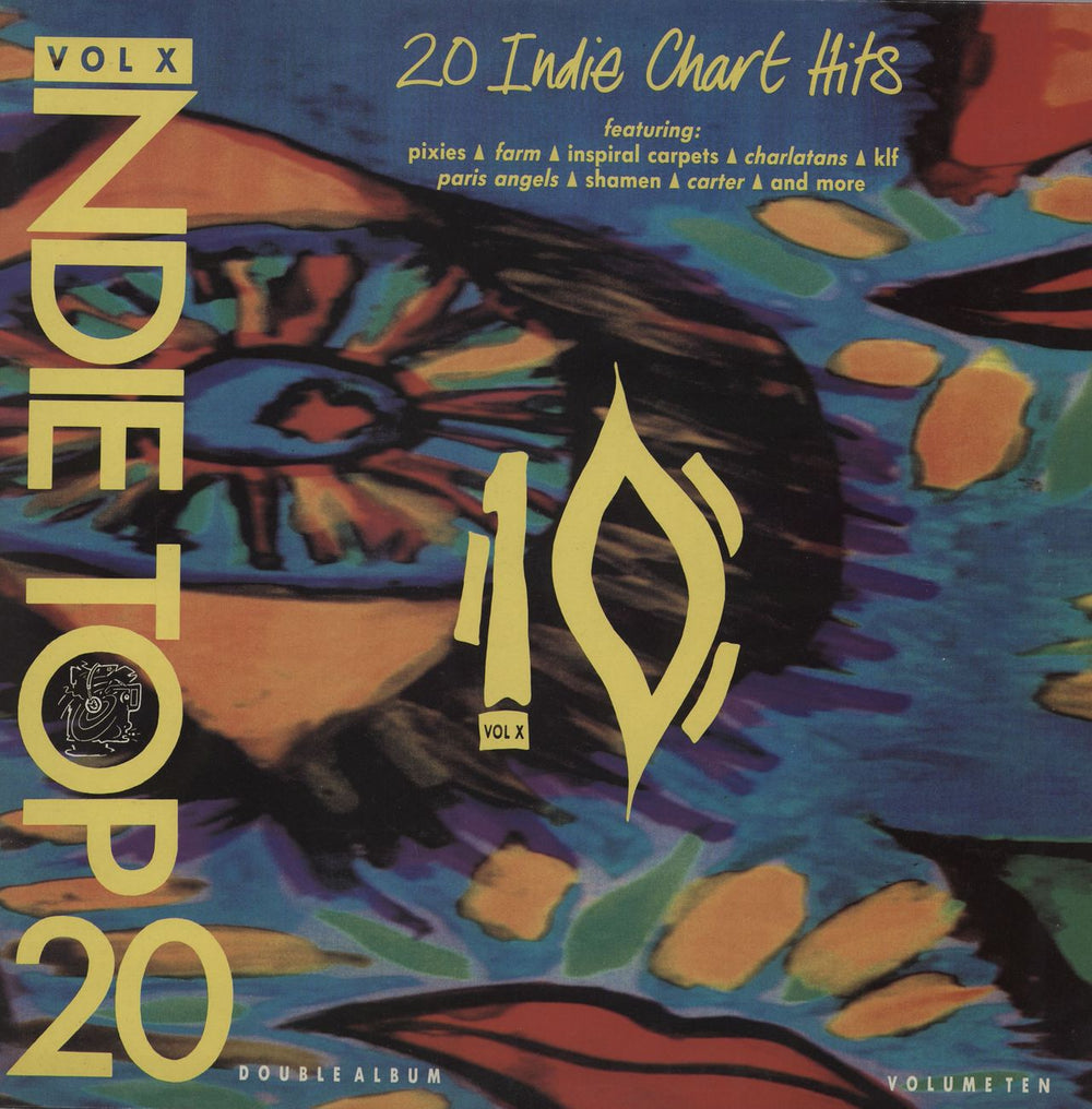 Various-Indie Indie Top 20 - Volume 10 UK 2-LP vinyl record set (Double LP Album) TT010