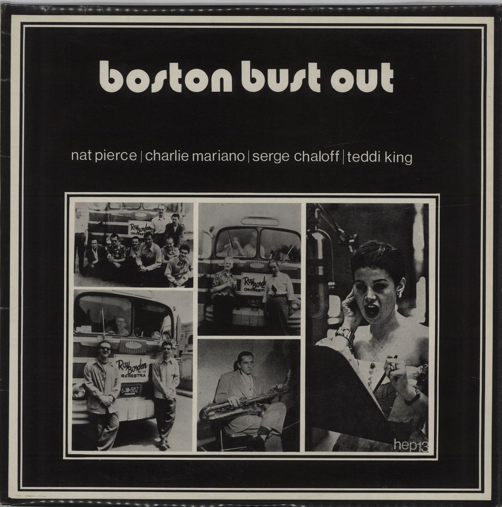 Various-Jazz Boston Bust Out UK vinyl LP album (LP record) HEP13