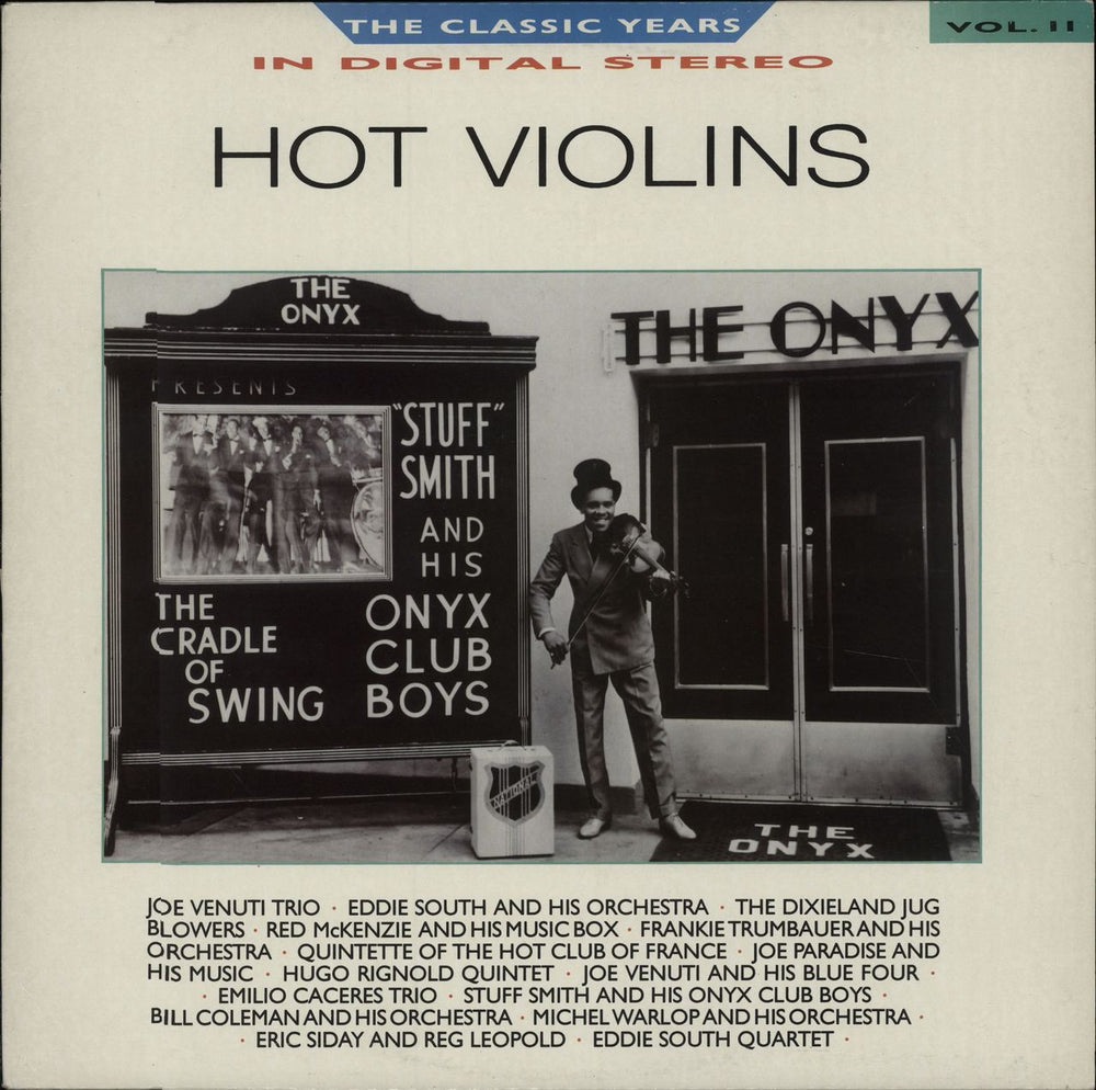 Various-Jazz Hot Violins UK vinyl LP album (LP record) REB680