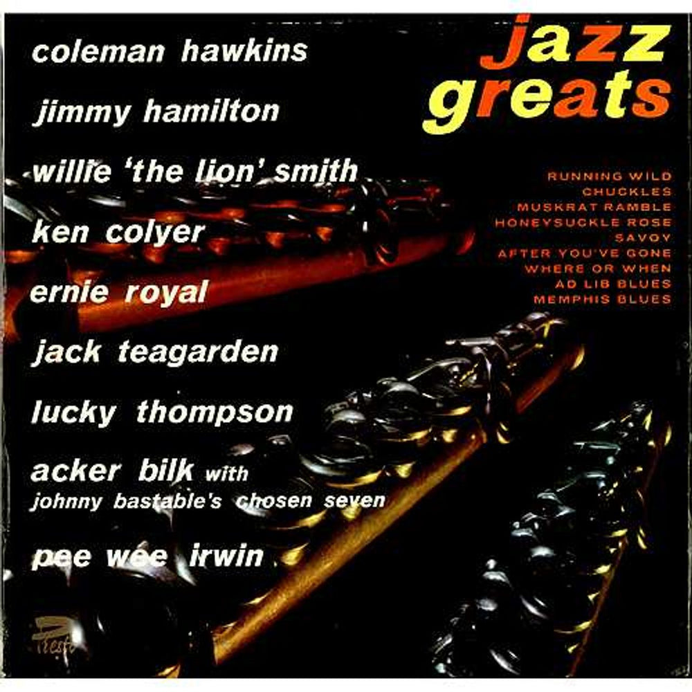 Various-Jazz Jazz Greats UK vinyl LP album (LP record) PRE657