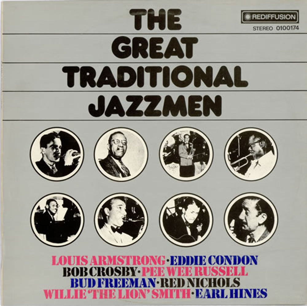 Various-Jazz The Great Traditional Jazzmen UK vinyl LP album (LP record) 0100174