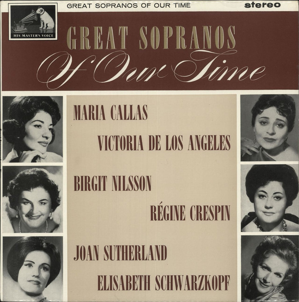 Various-Opera Great Sopranos Of Our Time UK vinyl LP album (LP record) ASD558