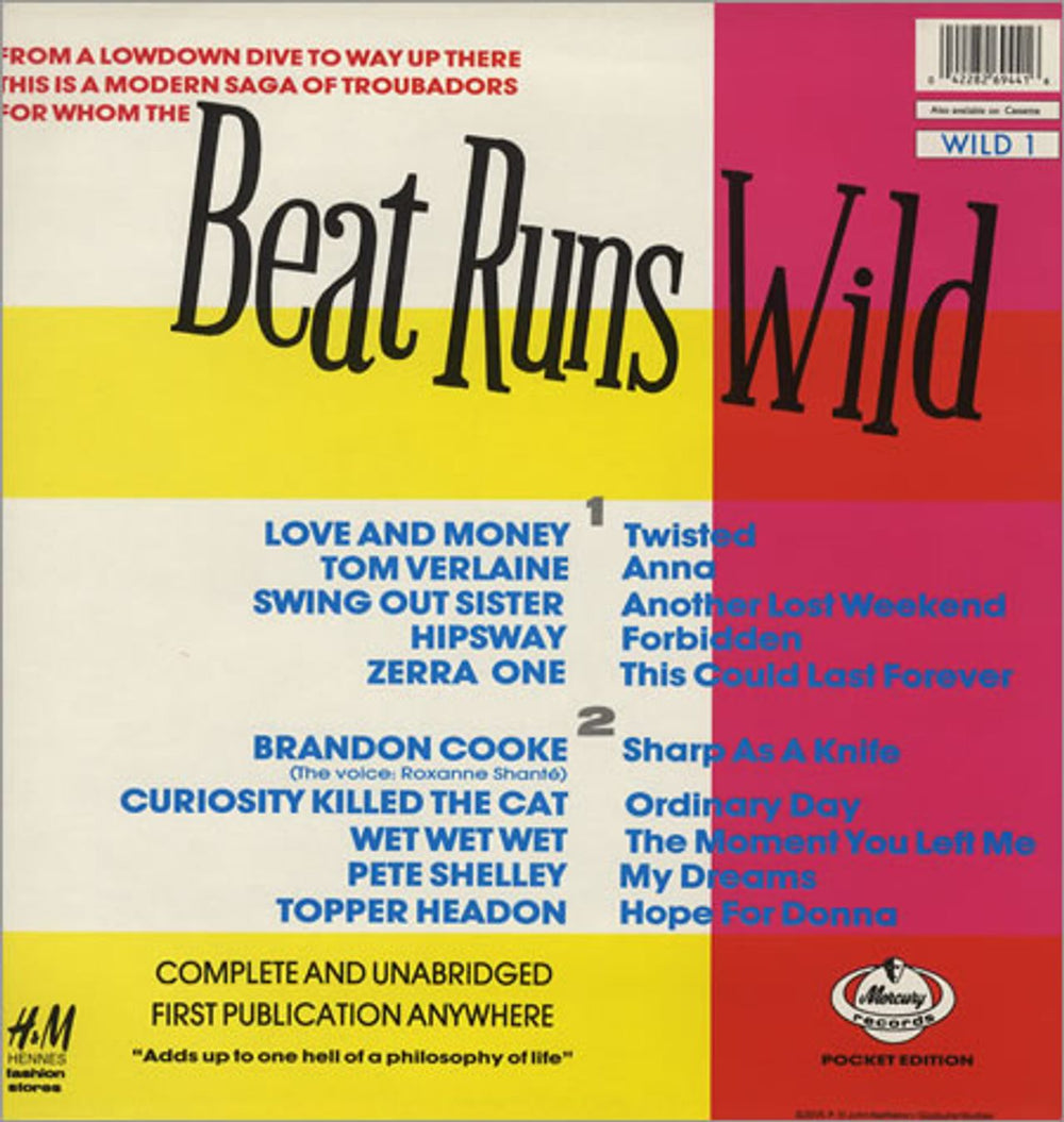 Various-Pop Beat Runs Wild UK vinyl LP album (LP record) 7VALPBE225103