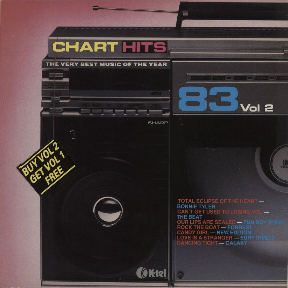 Various-Pop Chart Hits 83 - Vols. 1 & 2 UK 2-LP vinyl record set (Double LP Album) 7VA2LCH676766