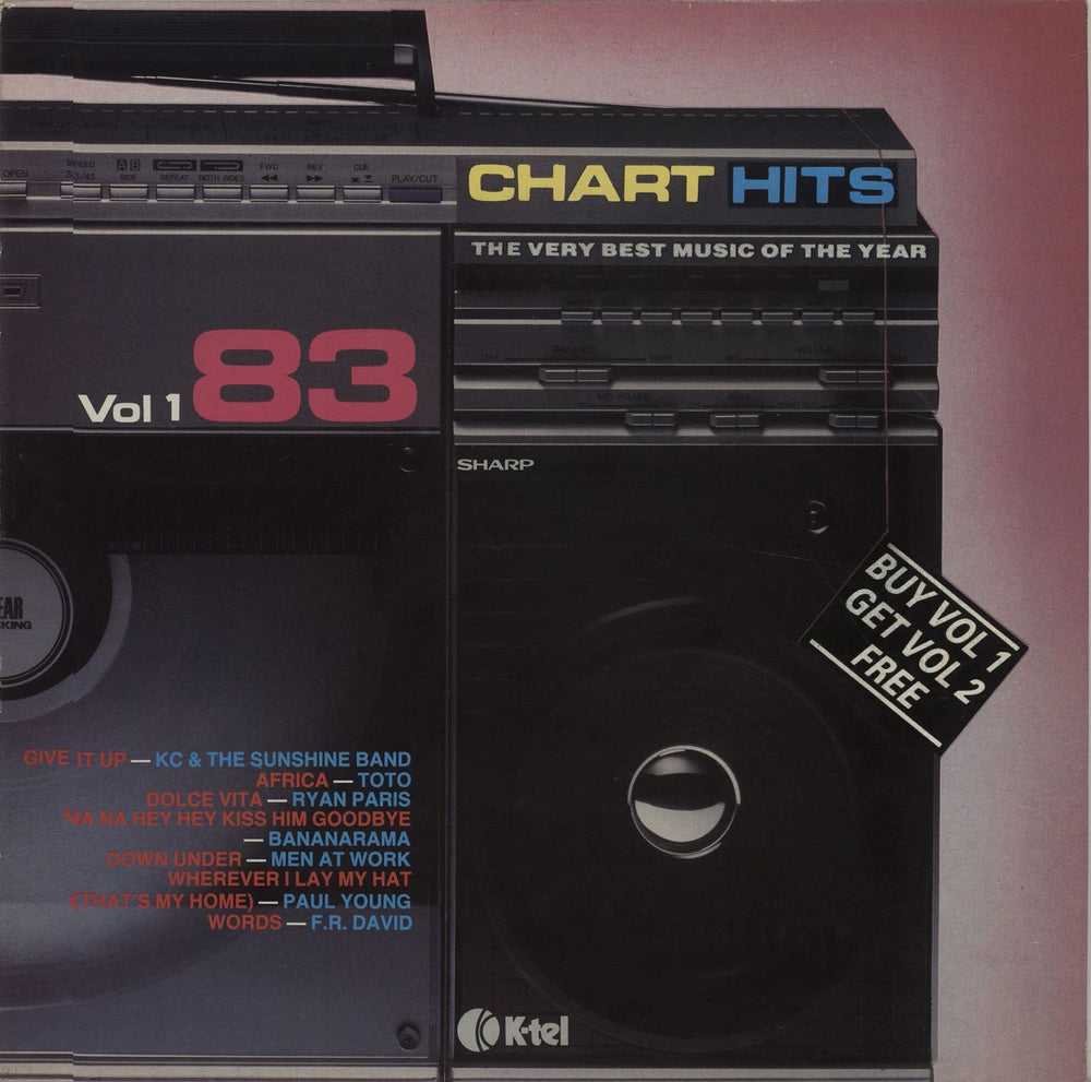 Various-Pop Chart Hits 83 - Vols. 1 & 2 UK 2-LP vinyl record set (Double LP Album) NE1256A/B