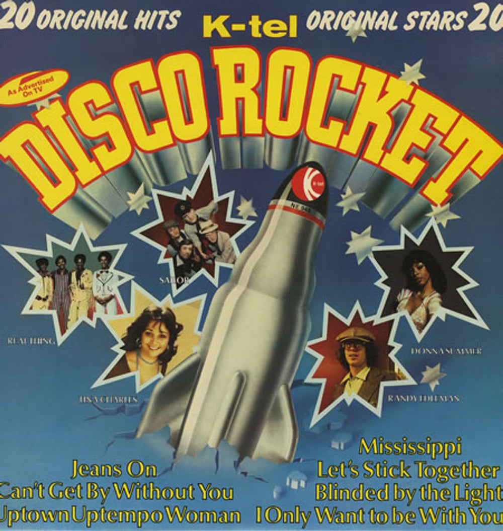 Various-Pop Disco Rocket UK vinyl LP album (LP record) NE948