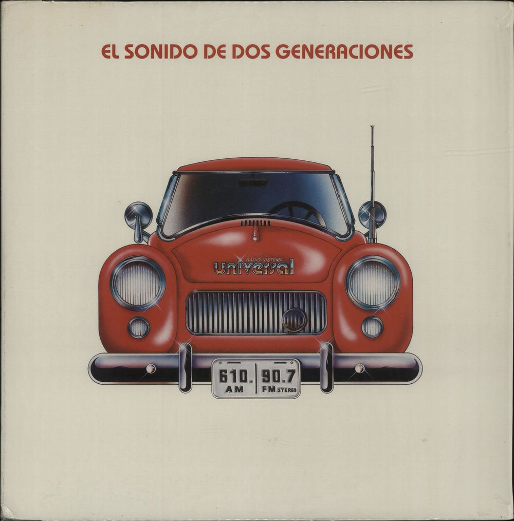 Various-Pop El Sonido De Dos Generaciones Costa Rican vinyl LP album (LP record) 1466026