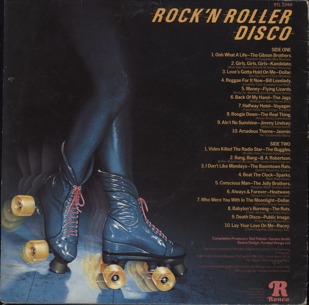 Various-Pop Rock 'N Roller Disco - Hype Sticker UK vinyl LP album (LP record)