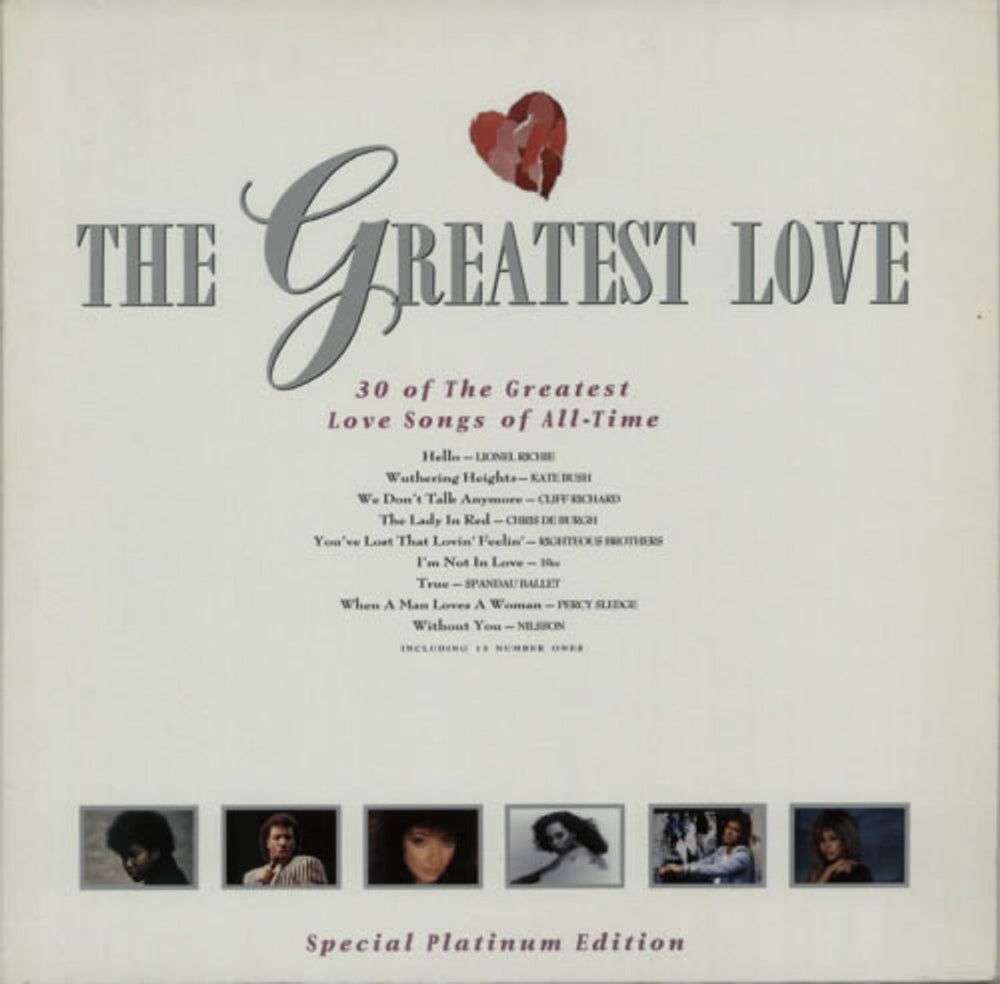 Various-Pop The Greatest Love UK 2-LP vinyl record set (Double LP Album) STAR2316