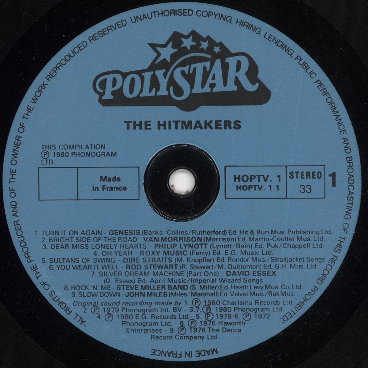 Various-Pop The Hitmakers UK vinyl LP album (LP record) 7VALPTH571663