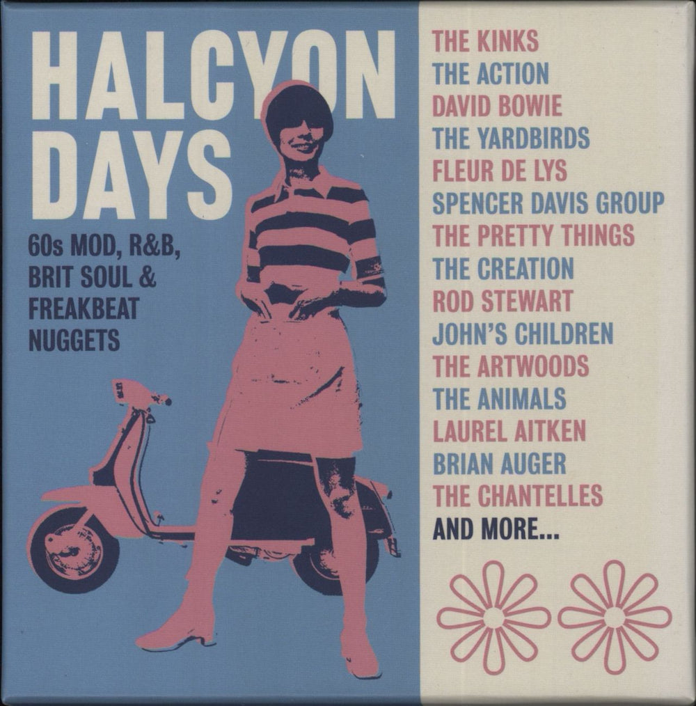 Various-Prog & Psych Halcyon Days: 60s Mod, R&B, Brit Soul & Freakbeat Nuggets UK CD Album Box Set CRJAMBOX001