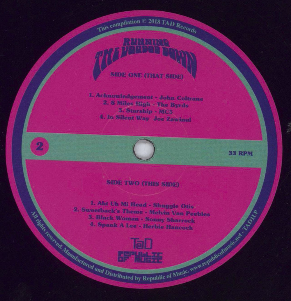 Various-Prog & Psych Running The Voodoo Down Volume 2 (Explorations In Psychrockfunksouljazz 1965-77) UK 2-LP vinyl record set (Double LP Album) LSD2LRU830708