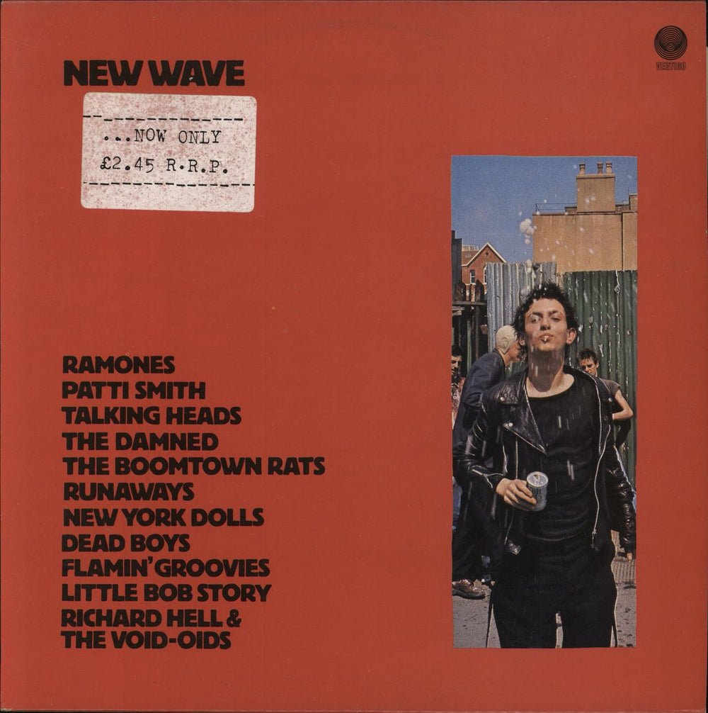 Various-Punk & New Wave New Wave - RRP Price Sticker UK vinyl LP album (LP record) 6300902