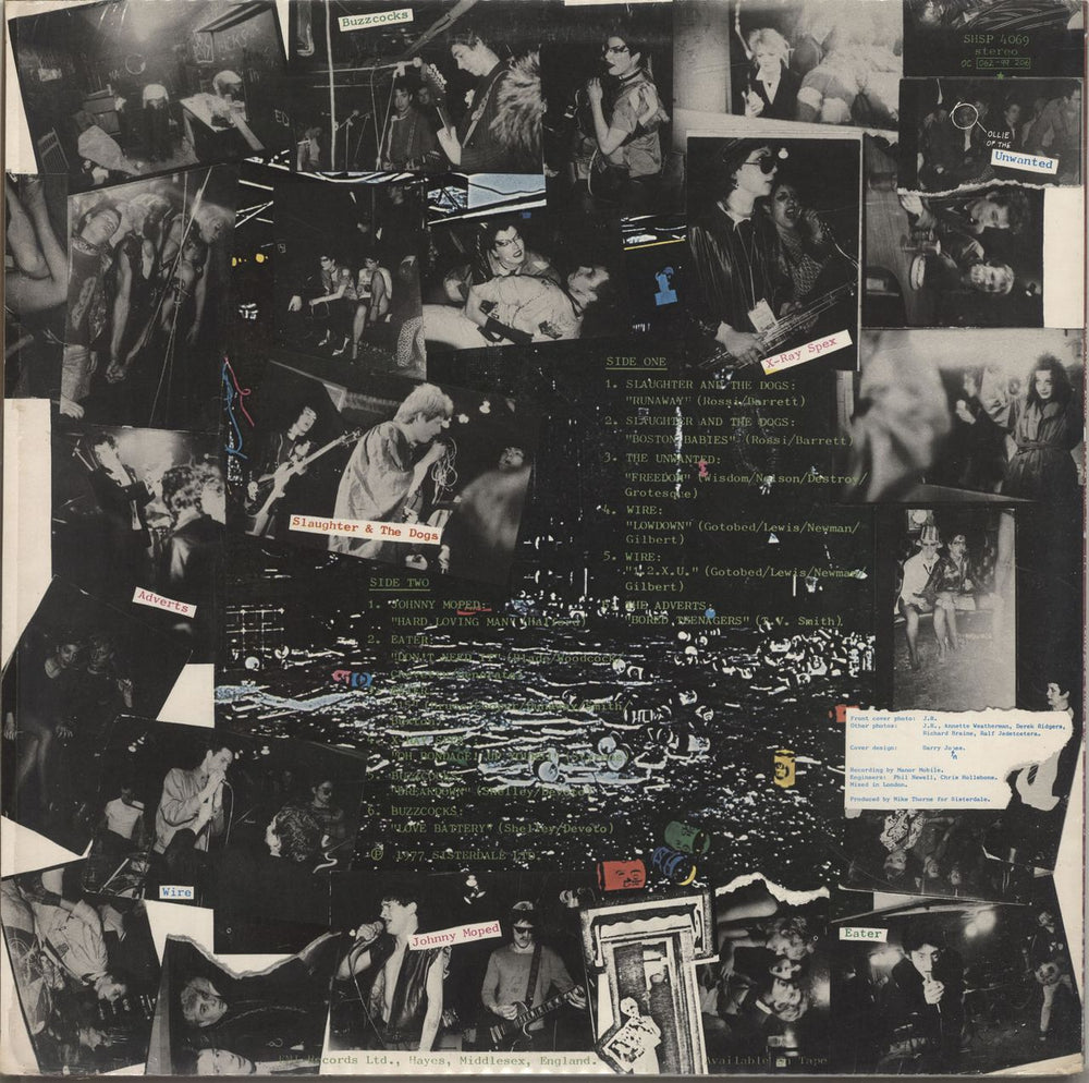 Various-Punk & New Wave The Roxy London WC2 (Jan-Apr 77) UK vinyl LP album (LP record)