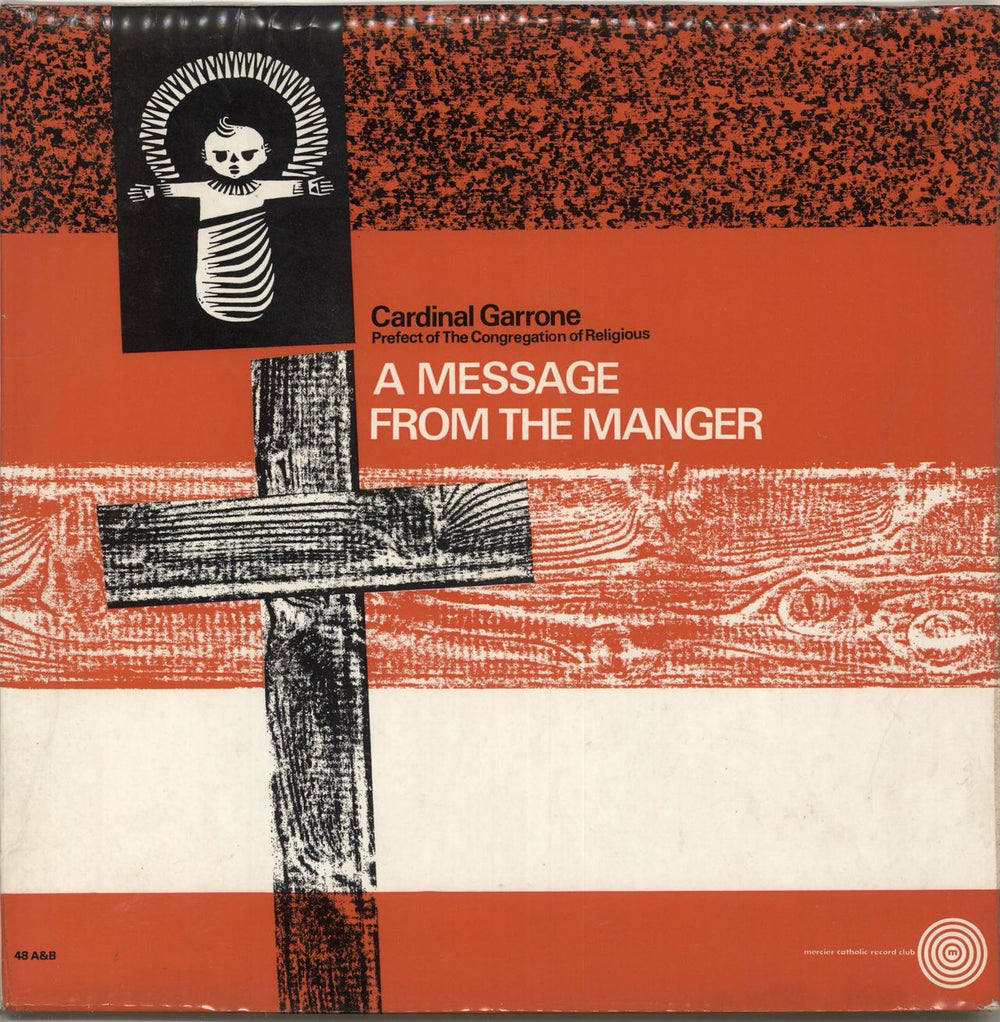 Various-Religious A Message From The Manger Irish vinyl LP album (LP record) MER48