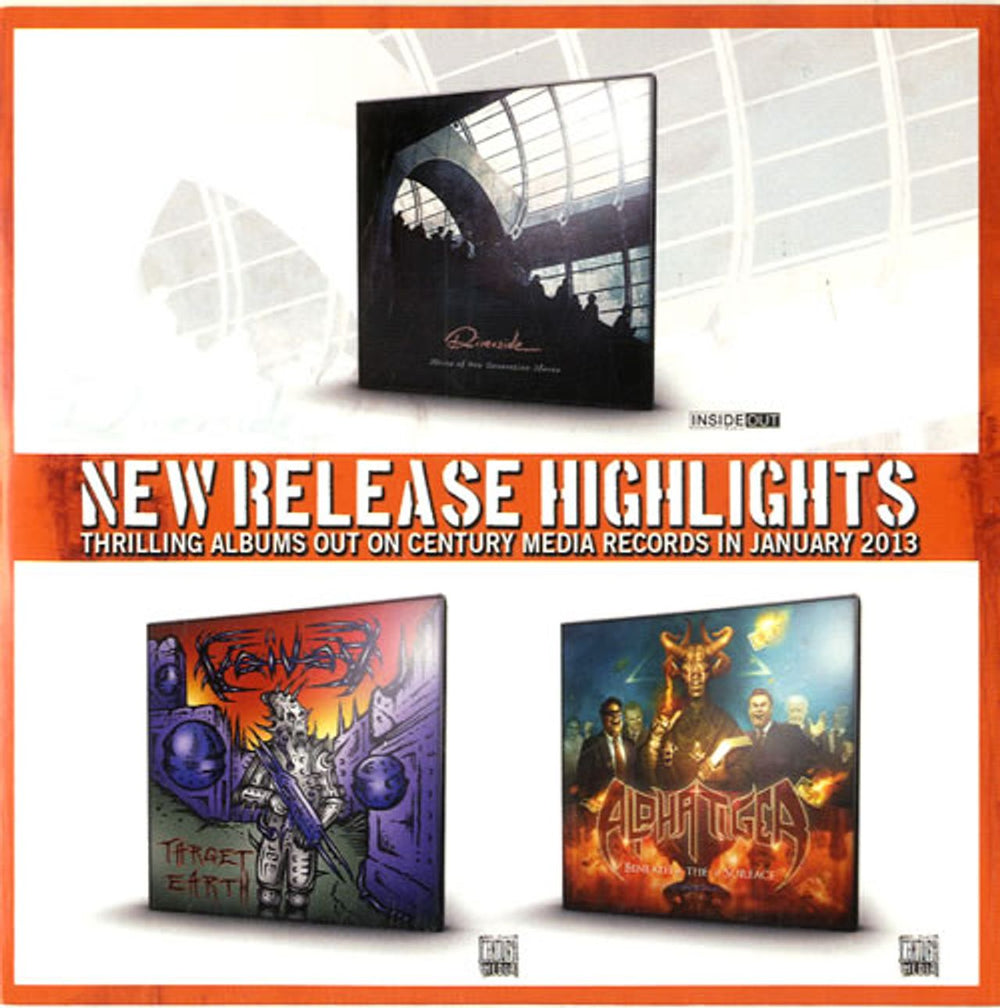 Various-Rock & Metal New Release Highlights - January German Promo CD album (CDLP) 9981762P