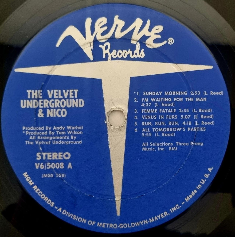 Velvet Underground The Velvet Underground & Nico - G US vinyl LP album (LP record) VUNLPTH805219