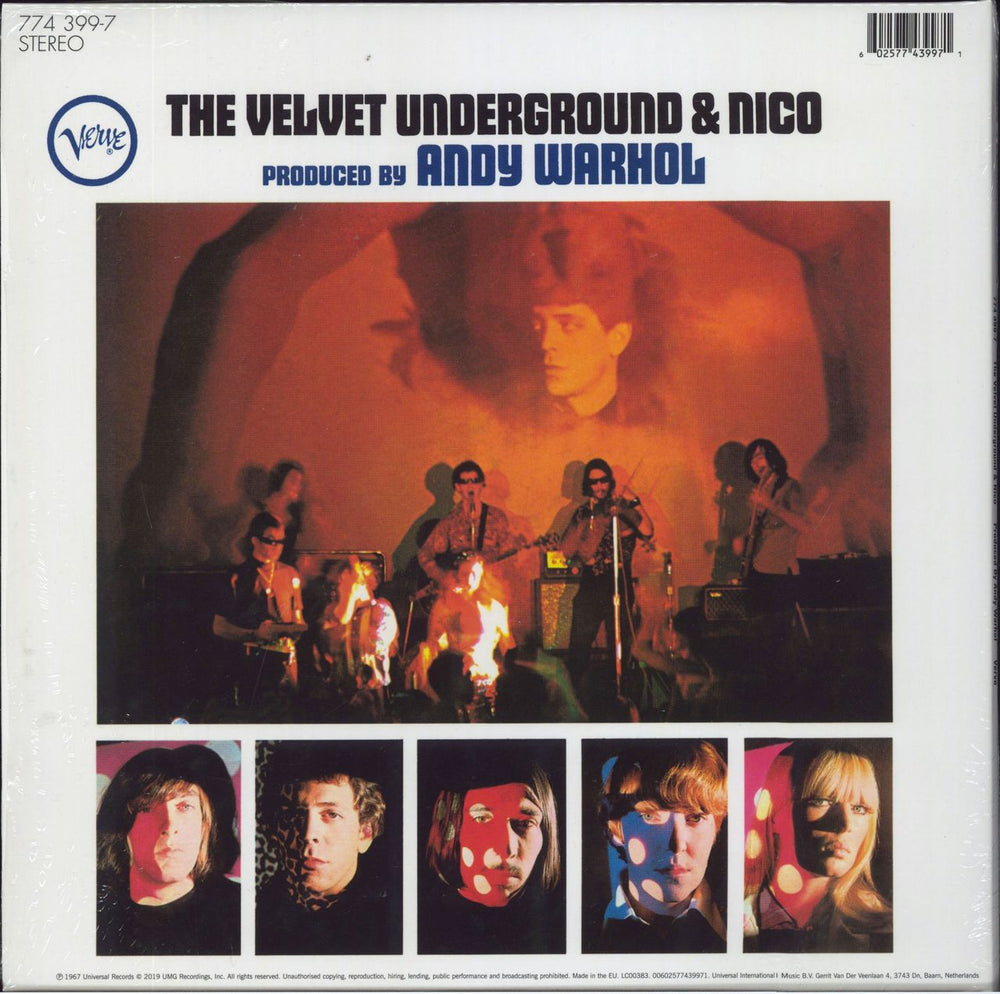 Velvet Underground The Velvet Underground & Nico - Half Speed Master - Shrink UK vinyl LP album (LP record) 602577439971