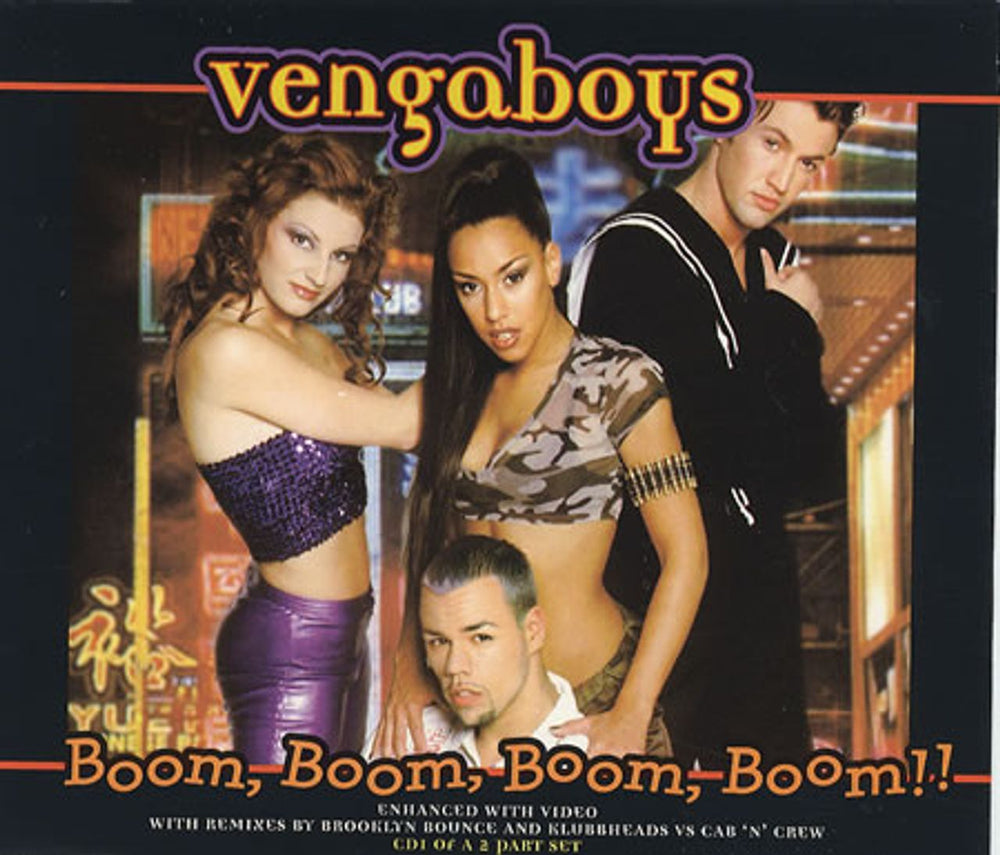 Vengaboys Boom Boom Boom!! UK CD single (CD5 / 5") CDTIVS114