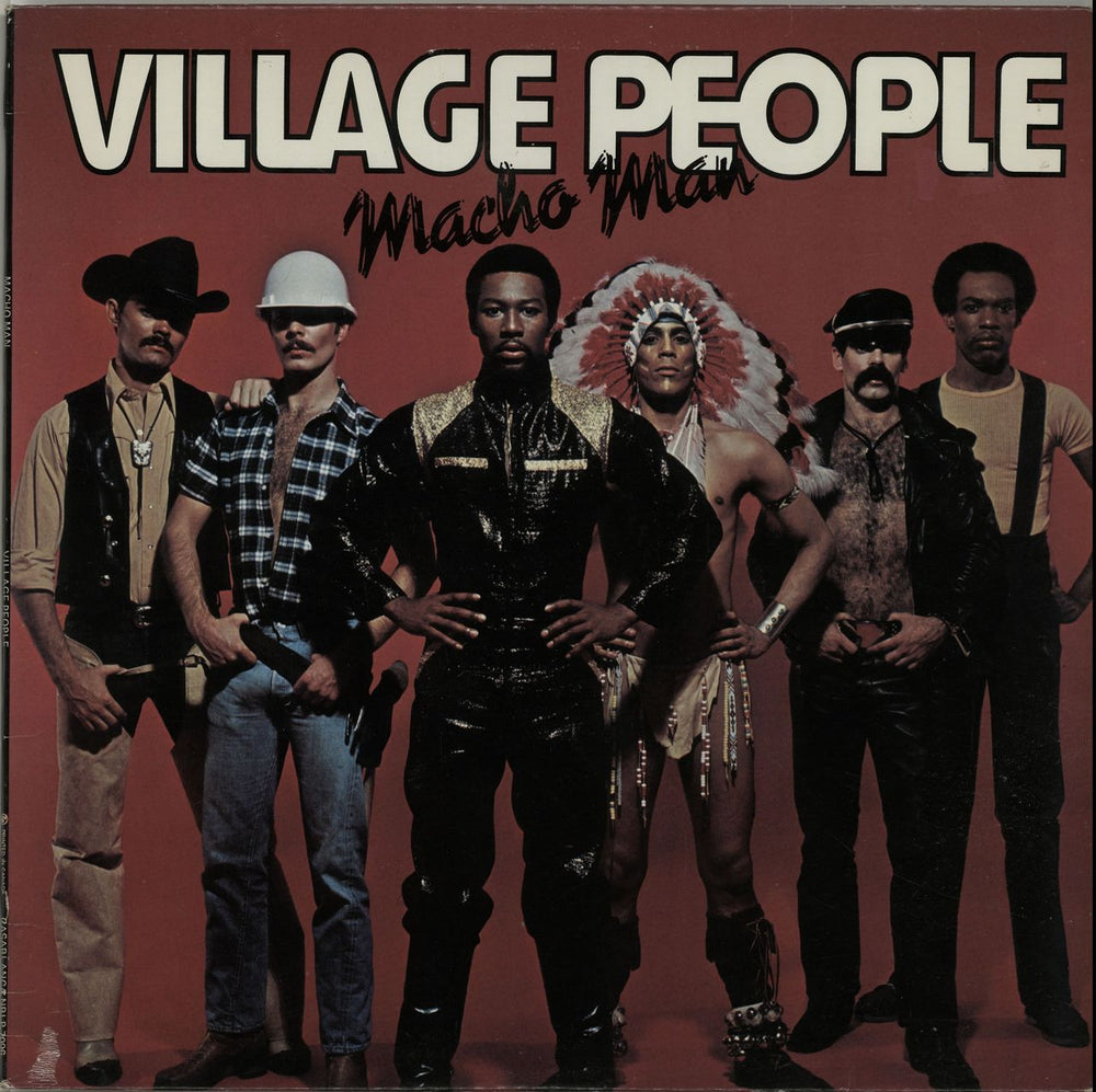 Village People Macho Man US 12" vinyl single (12 inch record / Maxi-single) NBLP7096