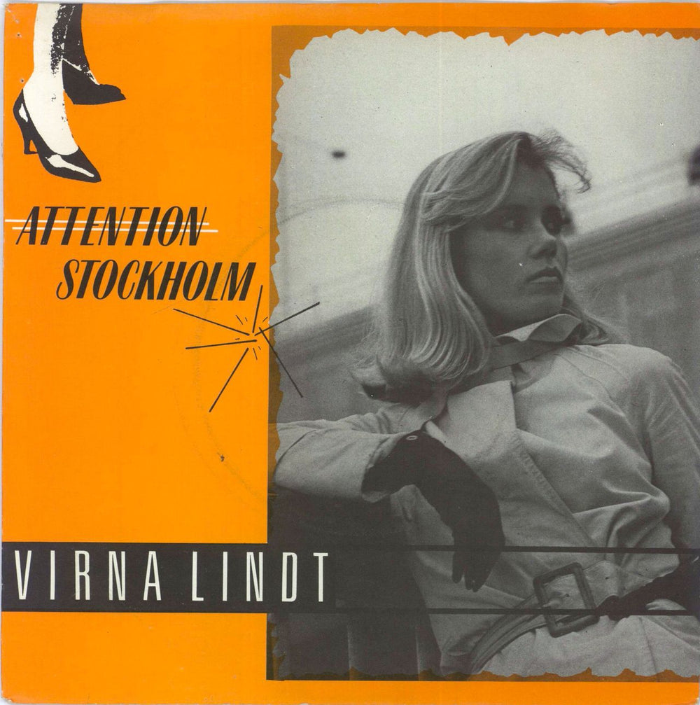 Virna Lindt Attention Stockholm UK 7" vinyl single (7 inch record / 45) ACT1