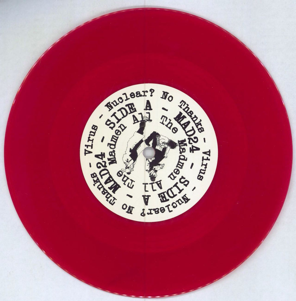 Virus (Punk) It's Not What It Appears - Red Vinyl + Numbered UK 7" vinyl single (7 inch record / 45) 4LV07IT780215