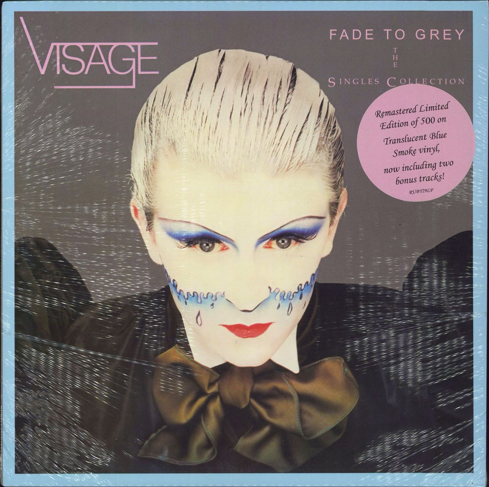 Visage Fade To Grey - The Singles Collection: Remastered - Blue Smoke Vinyl - Series US vinyl LP album (LP record) RUBY29LP