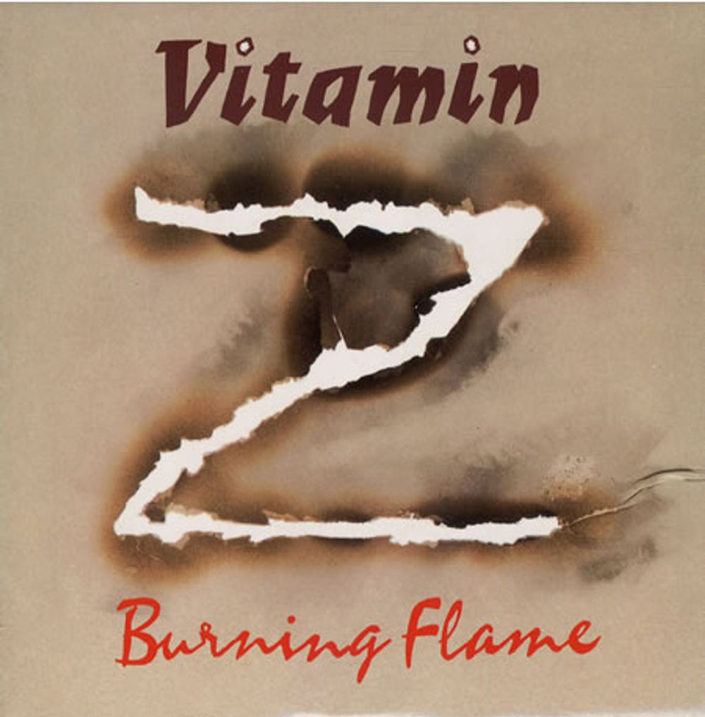 Vitamin Z Burning Flame UK 7" vinyl single (7 inch record / 45) VITZ1