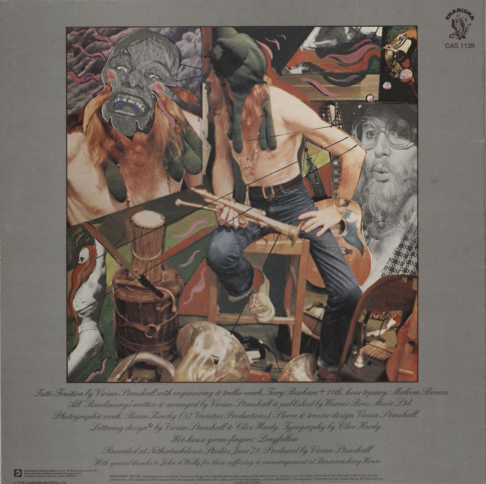 Vivian Stanshall Sir Henry At Rawlinson End + Poster - EX UK vinyl LP album (LP record)