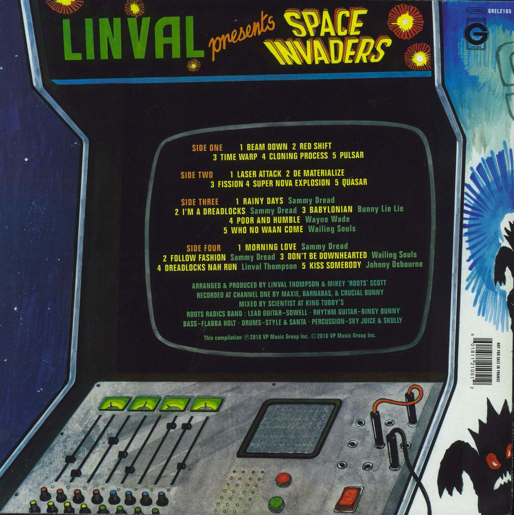 Wailing Souls Space Invaders UK 2-LP vinyl record set (Double LP Album) 601811210512