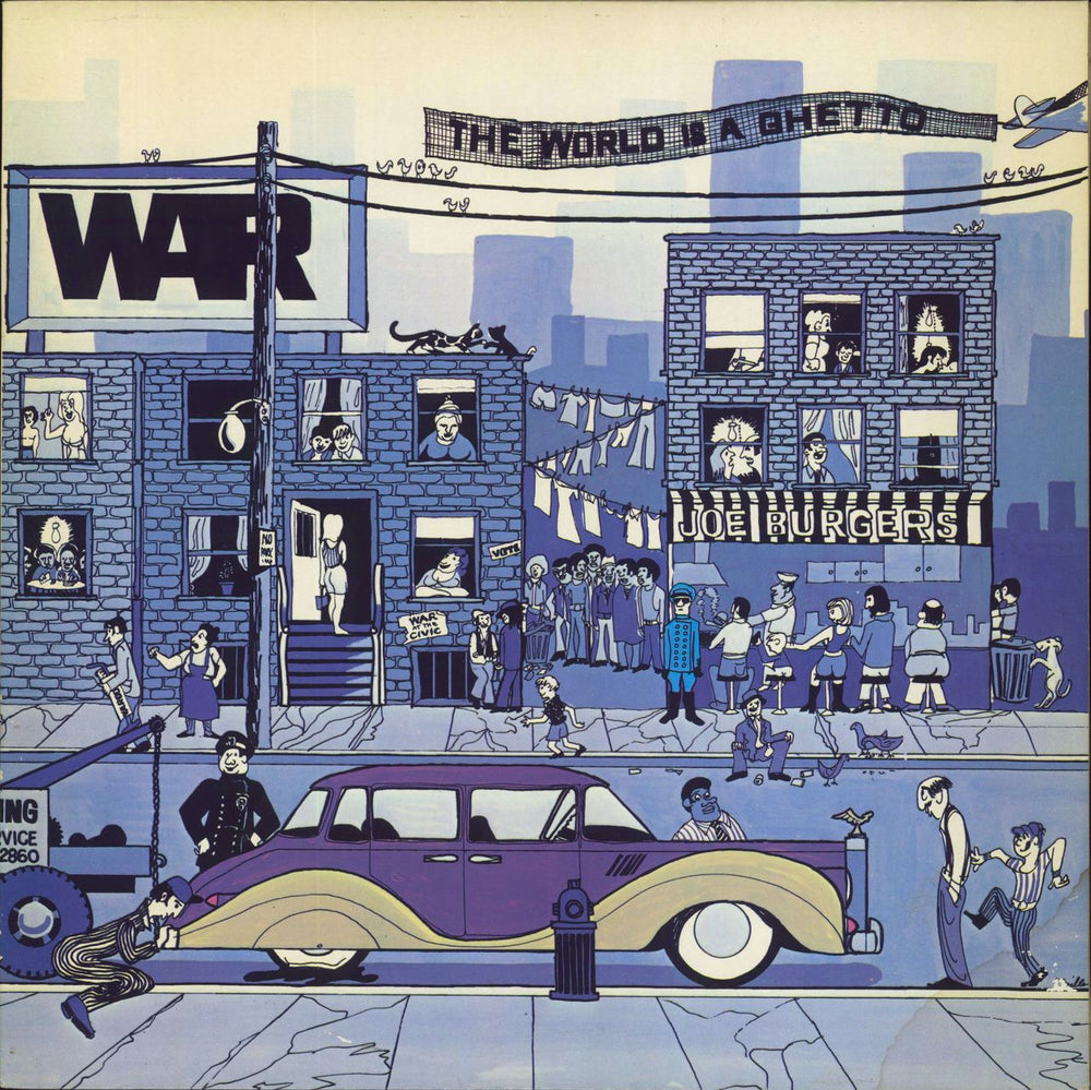 War The World Is A Ghetto UK vinyl LP album (LP record) ILPS9171