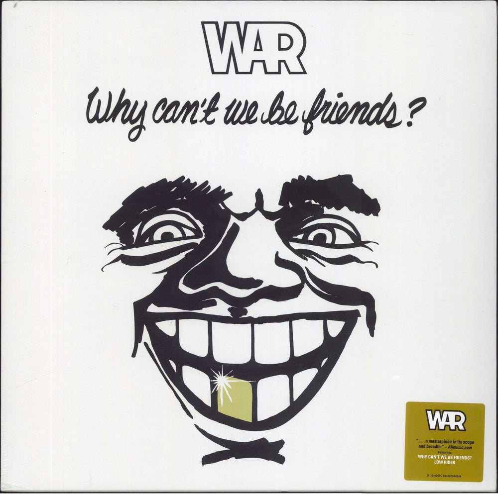 War Why Can't We Be Friends? - Sealed US vinyl LP album (LP record) 603497844944