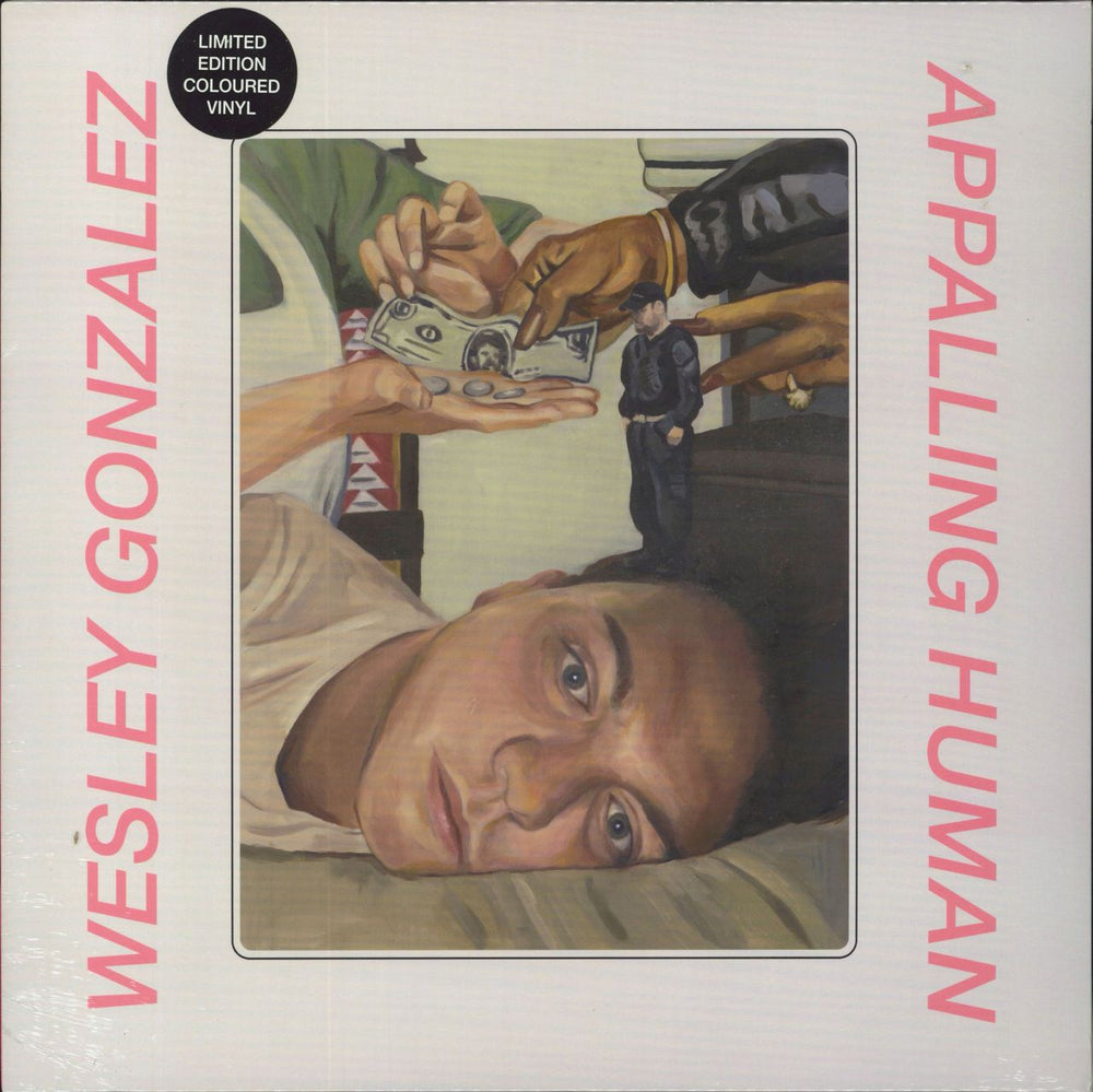 Wesley Gonzalez Appalling Human - Pink Vinyl UK vinyl LP album (LP record) MOSHILP101