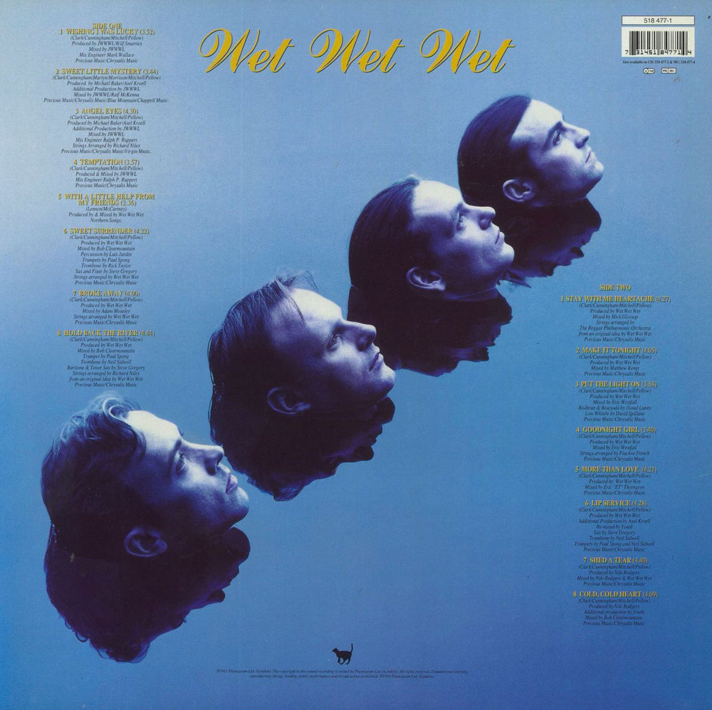 Wet Wet Wet End Of Part One - Their Greatest Hits UK vinyl LP album (LP record)