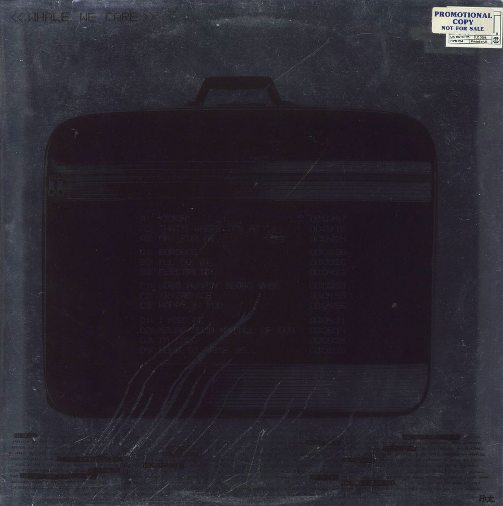 Whale We Care - Metallic P/S - Promo Stickered UK Promo 2-LP vinyl record set (Double LP Album) 724384056018