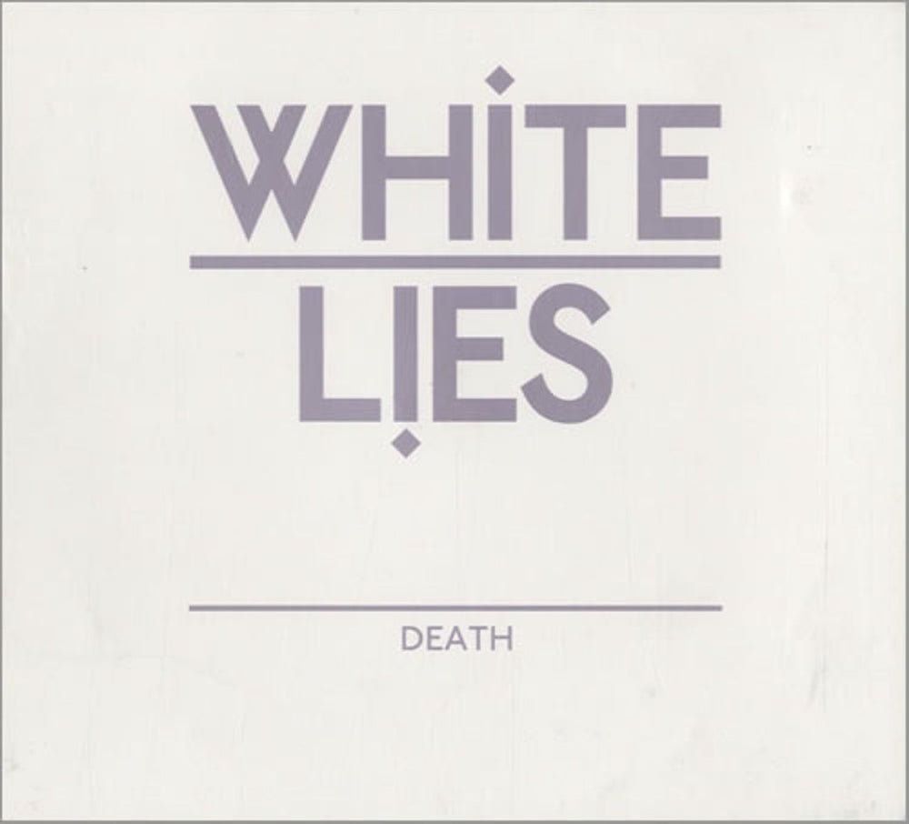 White Lies Death UK Promo CD single (CD5 / 5") WLUKCD5